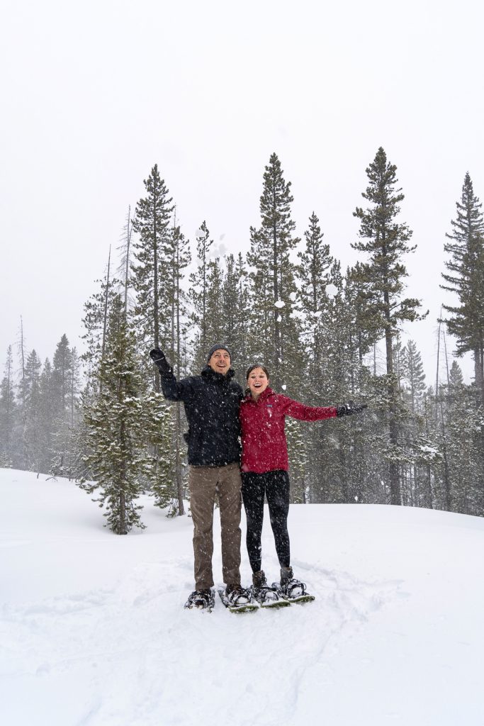Winter hiking gear