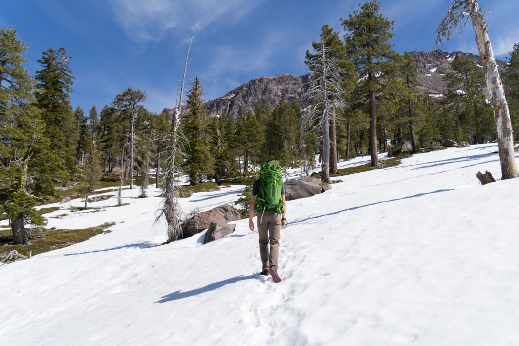 Winter hiking gear