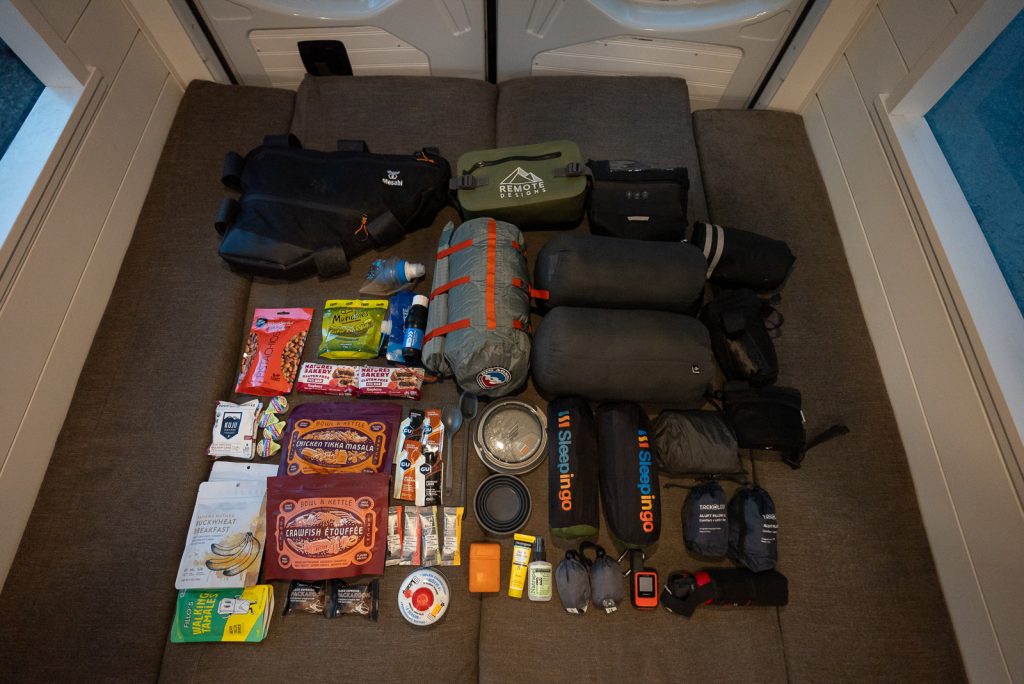 Bikepacking gear