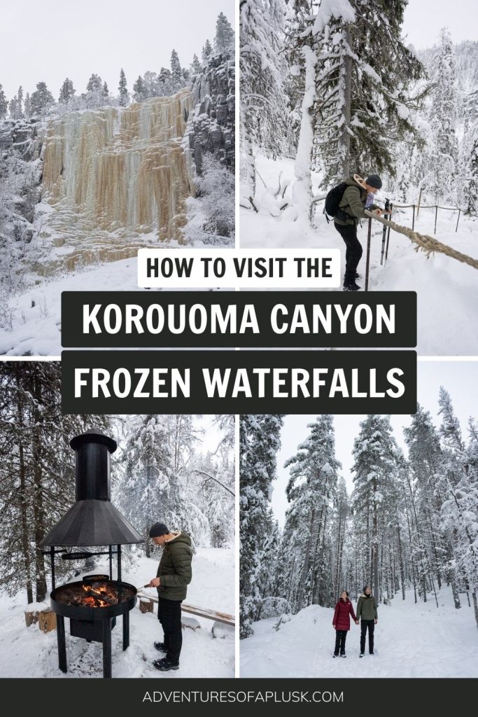 How to visit the Korouoma Canyon Frozen Waterfalls in Finland