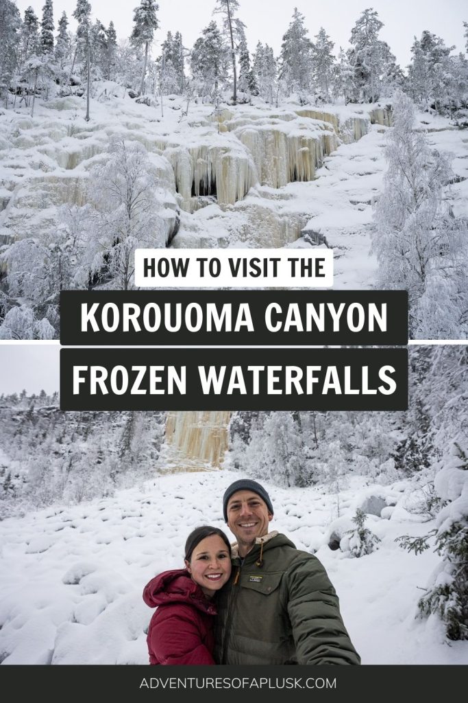 How to visit the Korouoma Canyon Frozen Waterfalls in Finland