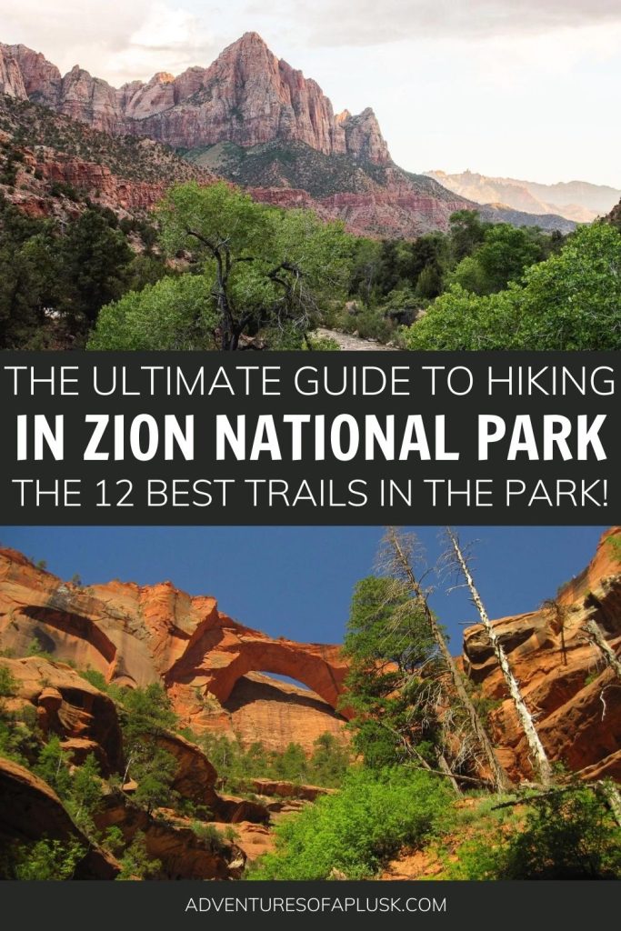 The best hikes in Zion National Park | Things to do in Zion | The Mighty Five | Best hikes in Utah | Visit Utah | Utah Vacation | Things to do in the west | Things to do near Las Vegas