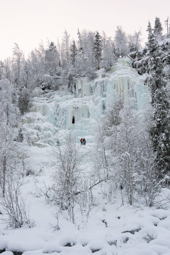 How to visit the Korouoma Canyon Frozen Waterfalls in Finland