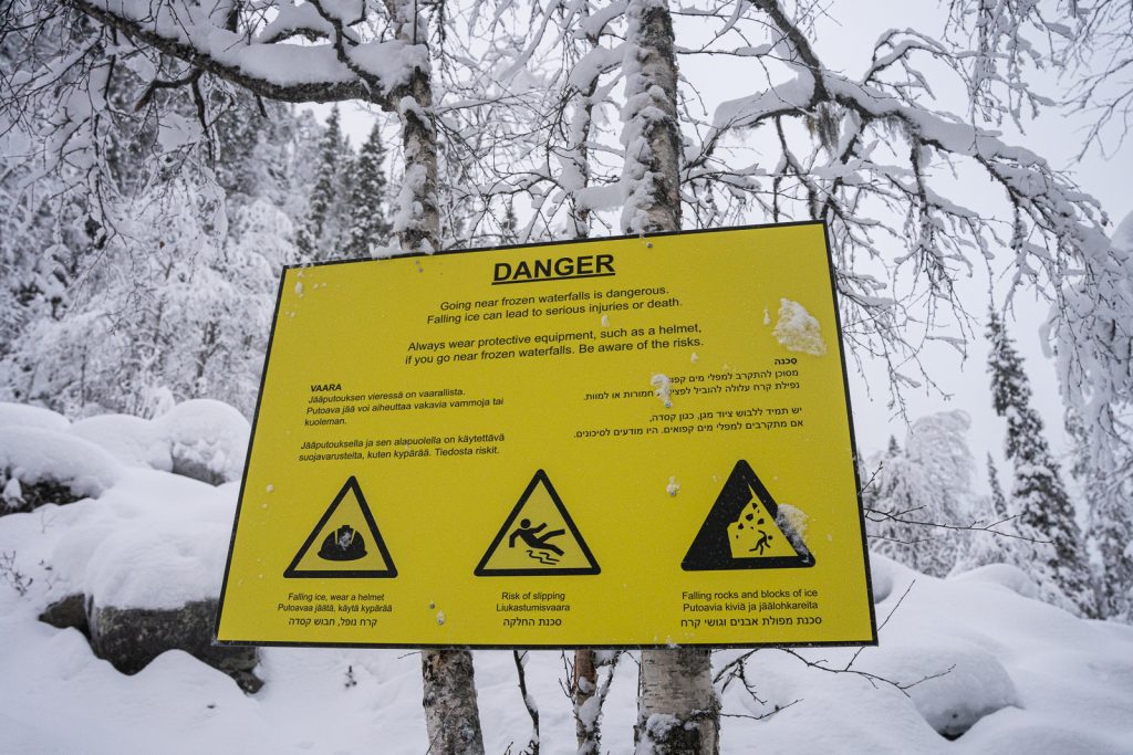 How to visit the Korouoma Canyon Frozen Waterfalls in Finland