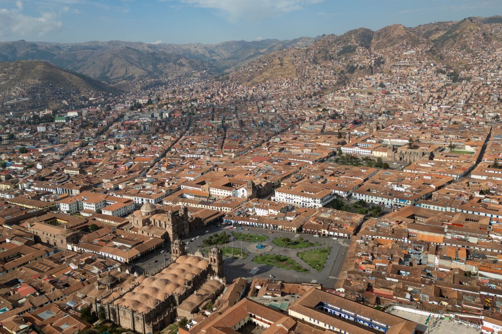 Plaza de Armas in Cusco, Peru