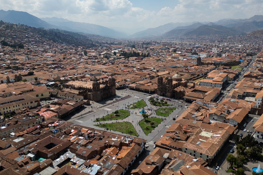 Plaza de Armas in Cusco, Peru