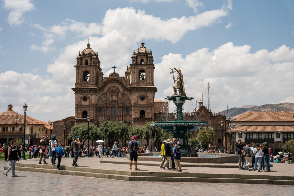 Plaza de Armas in Cusco, Peru