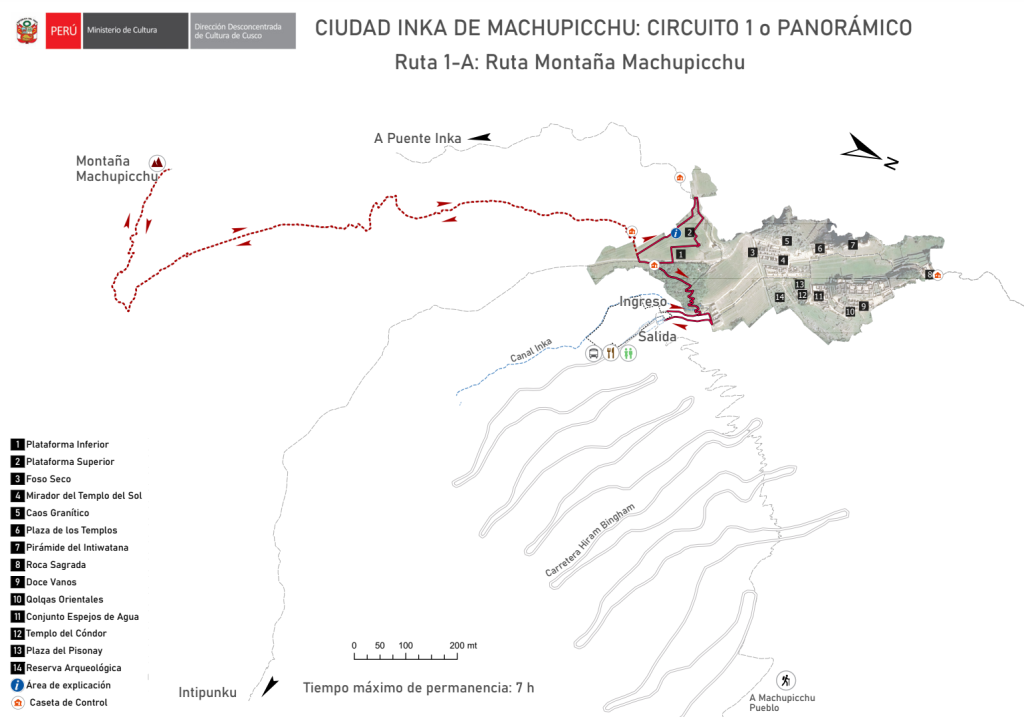 Machu Picchu Circuits Route 1-A