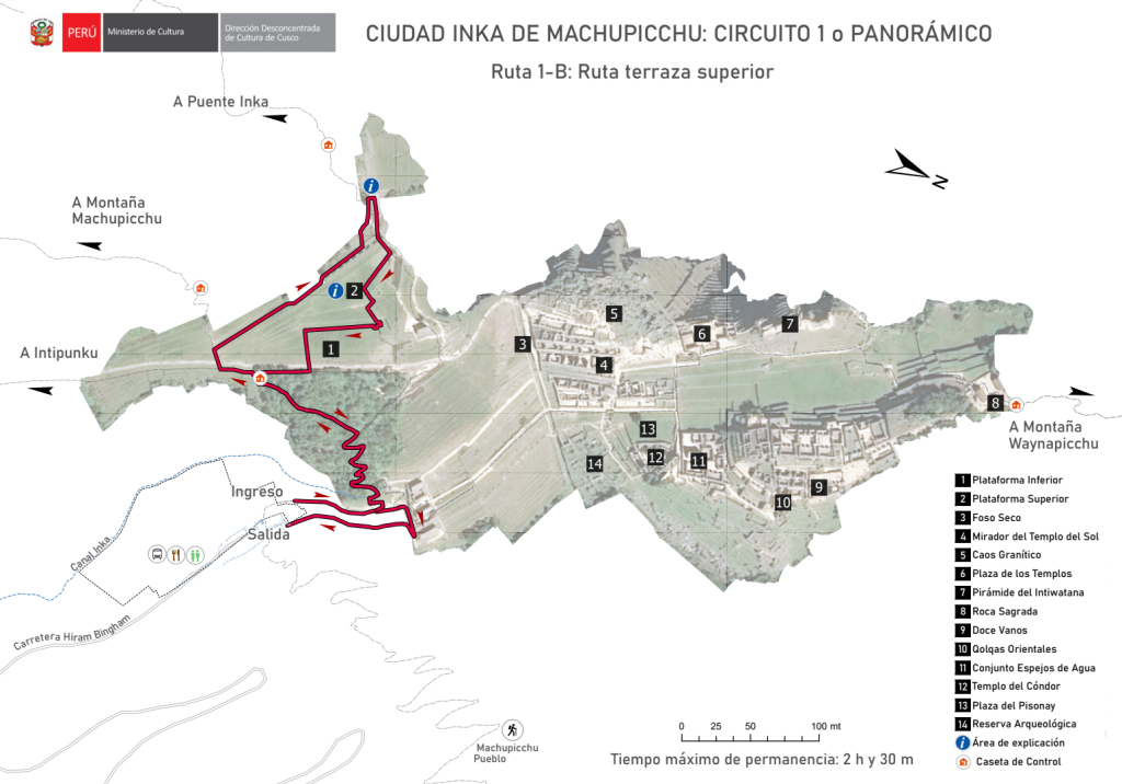Machu Picchu Circuits Route 1-B