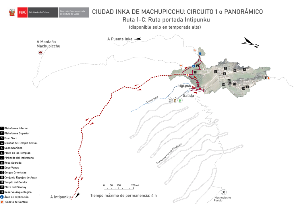 Machu Picchu Circuits Route 1-C