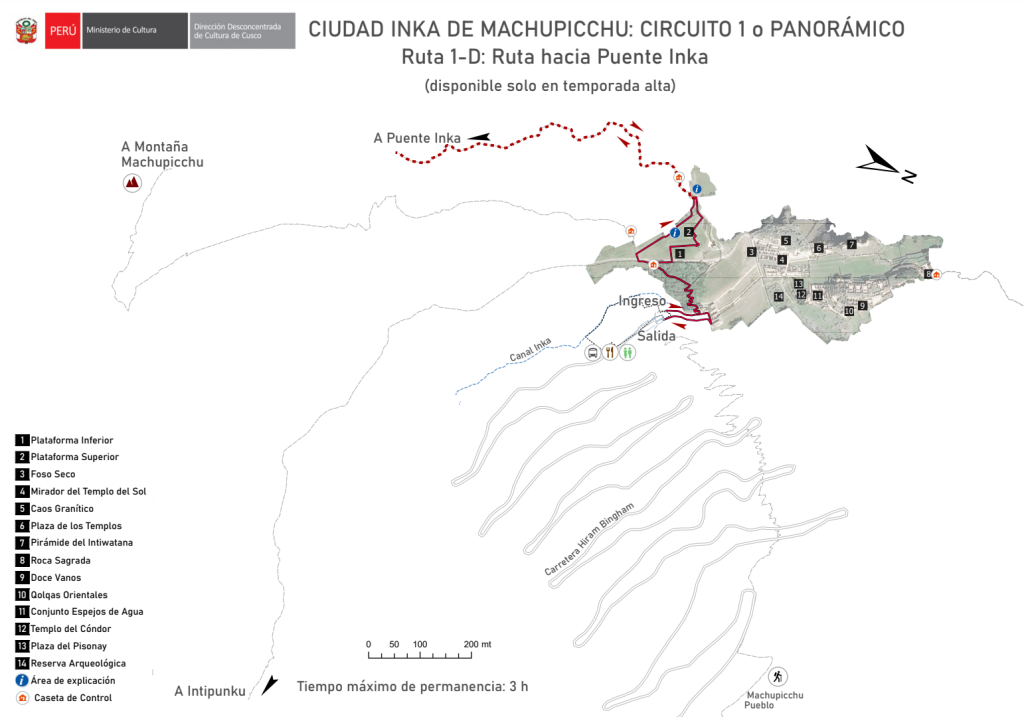 Machu Picchu Circuits Route 1-D