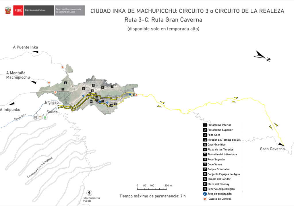 Machu Picchu Circuits Route 3-C