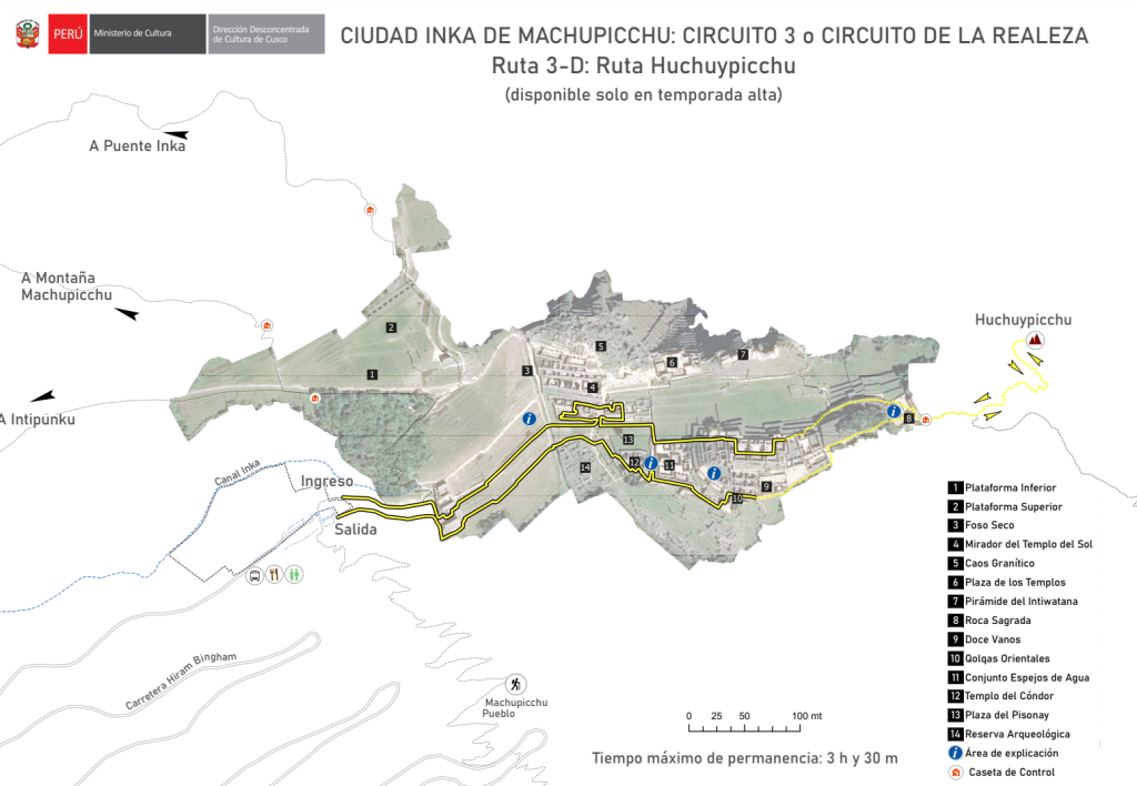 Machu Picchu Circuits Route 3-D