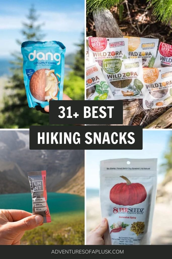 31+ BEST hiking snacks for your next adventure!
