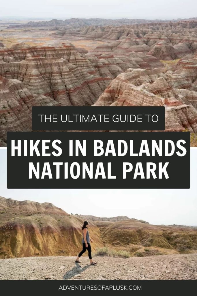 The best hikes in Badlands National Park | Hikes in South Dakota | Hiking in the Badlands | Trails in Badlands National Park | Easy hikes in Badlands National Park | Things to do in the Badlands