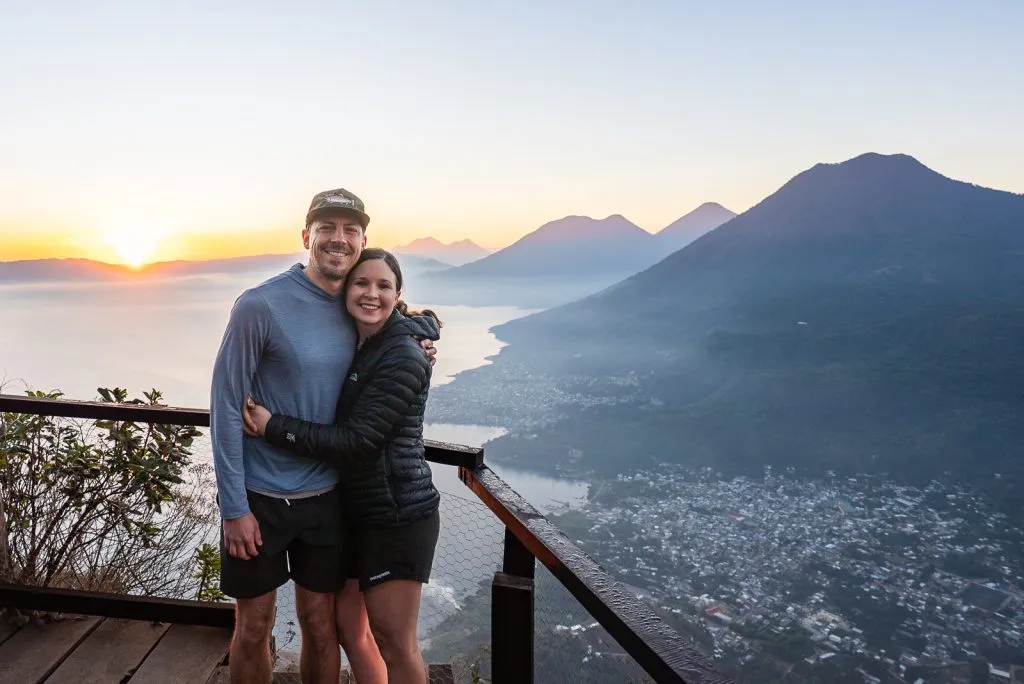 Indian Nose Hike at sunrise | Lake Atitlán, Guatemala