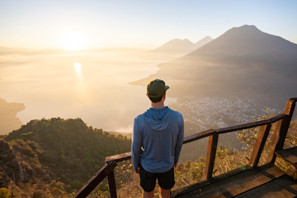 Indian Nose Hike at sunrise | Lake Atitlán, Guatemala