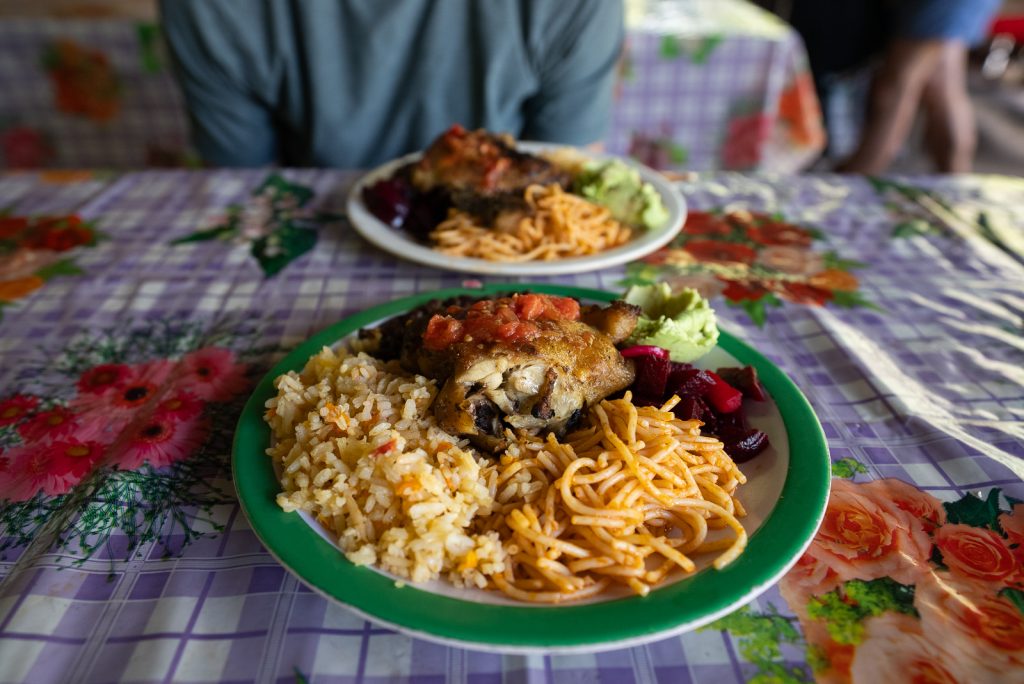 Food at Semuc Champey