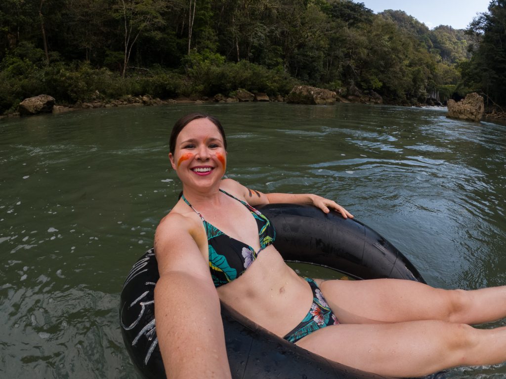 Tubing at Semuc Champey
