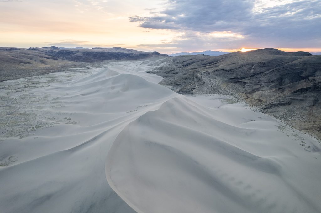 Sand Mountain on the Loneliest Road in America
