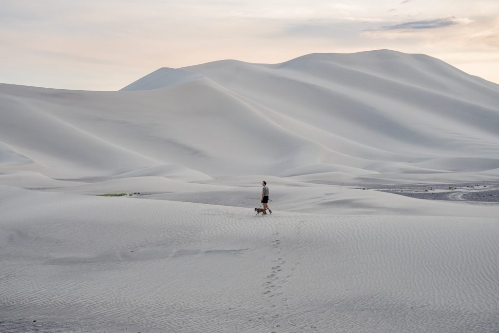 Sand Mountain on the Loneliest Road in America