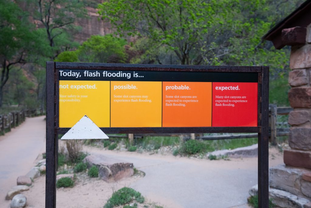Hiking the Narrows at Zion National Park