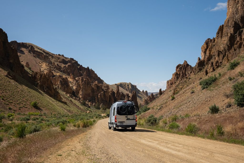 Driving Leslie Gulch