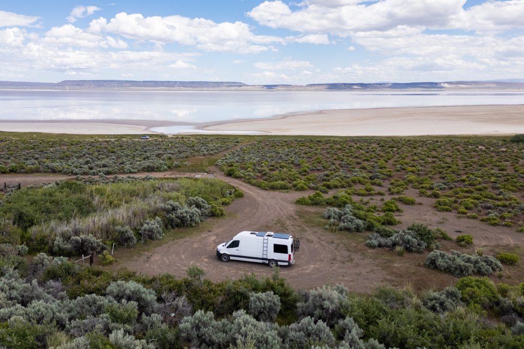 Camping on the Alvord Desert