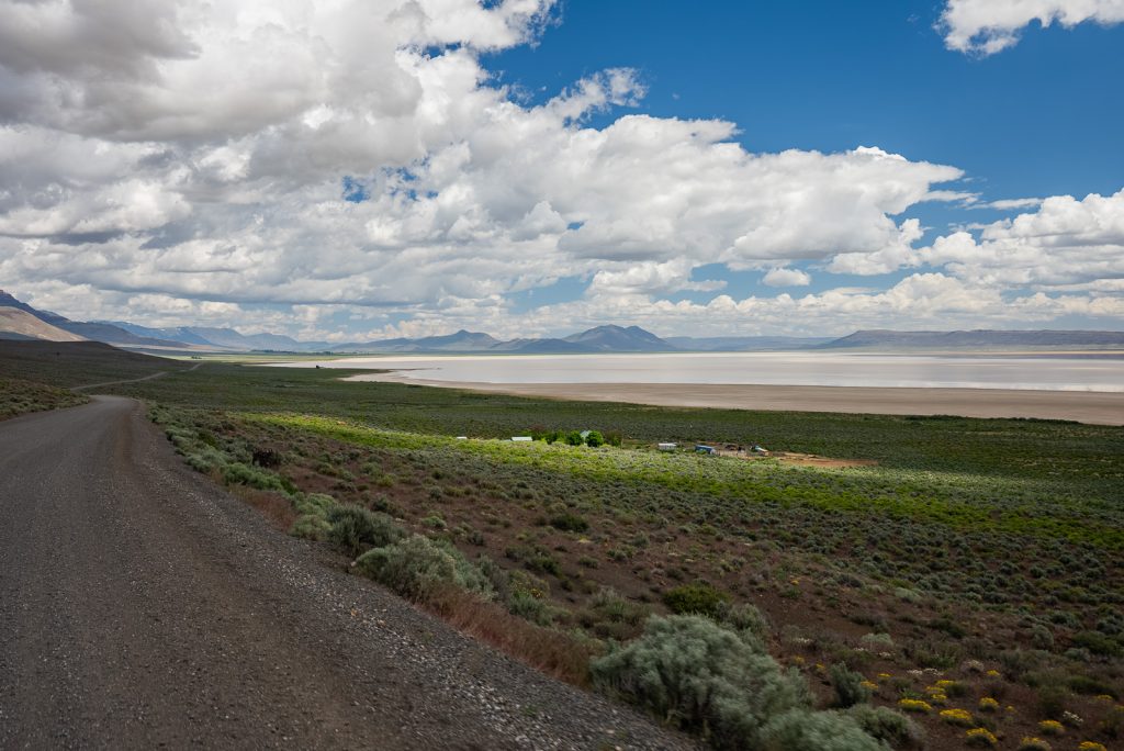 Driving to Alvord Desert