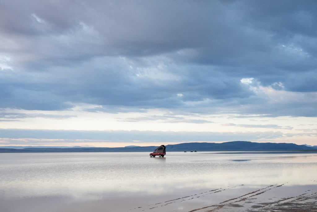 Camping on the Alvord Desert
