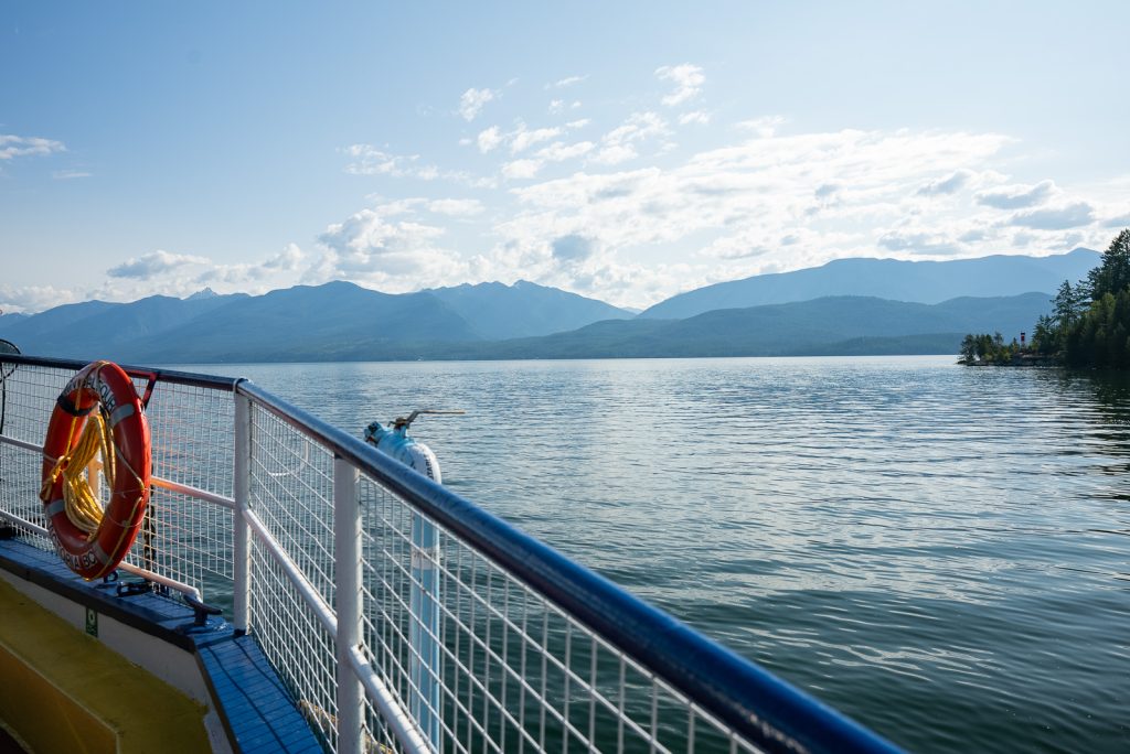 Kootenay Lake Ferry on the International Selkirk Loop
