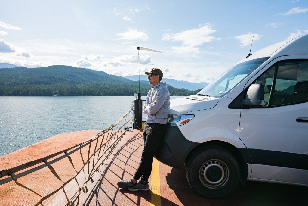 Kootenay Lake Ferry on the International Selkirk Loop