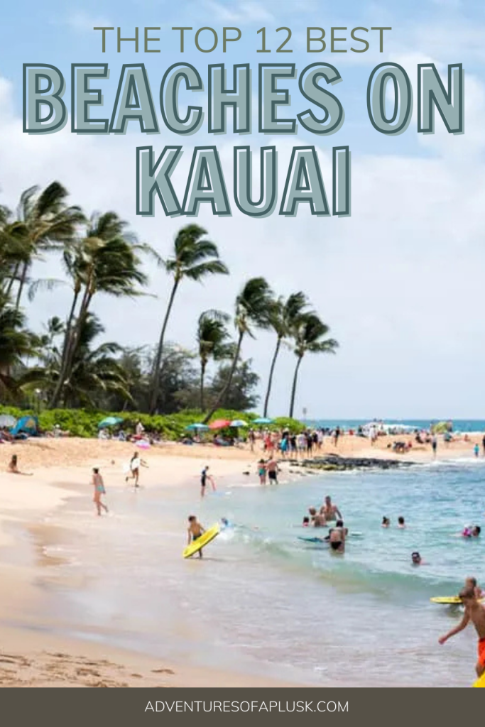 Top 12 best beaches on Kauai Pinterest images