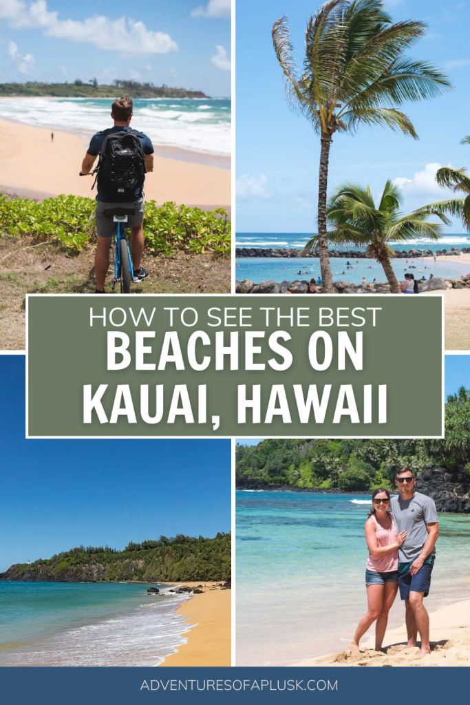 Top 12 best beaches on Kauai Pinterest images