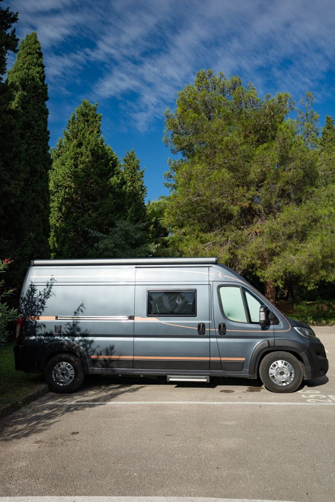 Parking in Piran, Slovenia