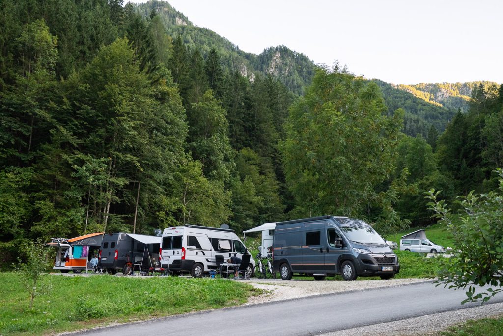 Camping at Logar Valley