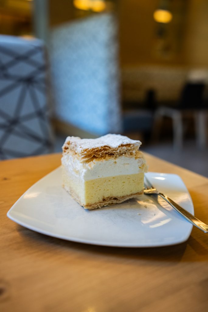 Bled Cream Cake - Traditional Slovenian Food