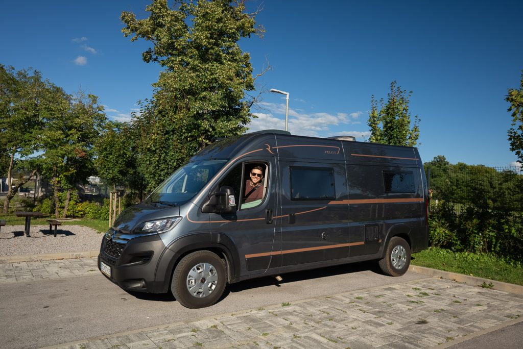 Slovenia camper parking spot