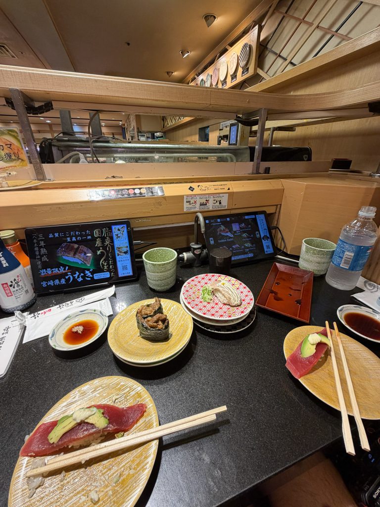 Conveyor Belt Sushi | Foods to try in Japan