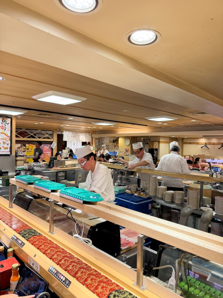 Conveyor Belt Sushi | Foods to try in Japan