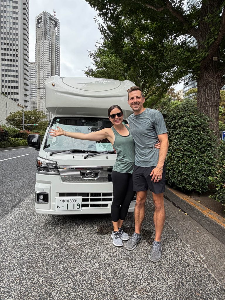 Renting a campervan in Japan