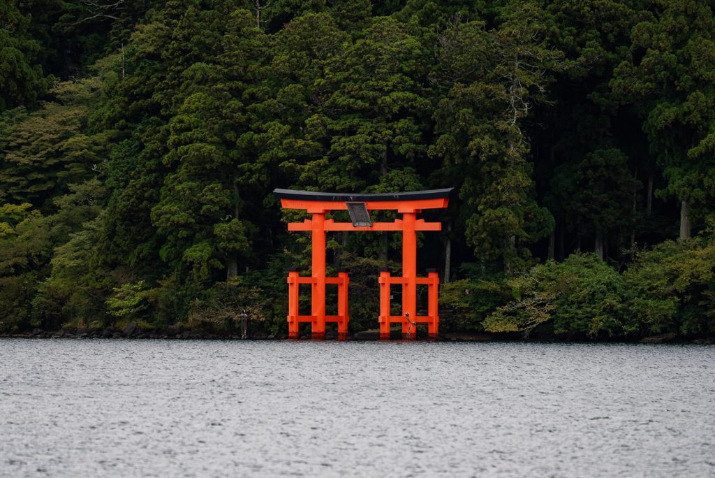 Lake Ashi in Hakone, Japan