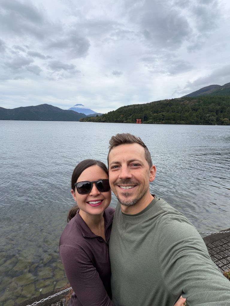 Lake Ashi in Hakone, Japan