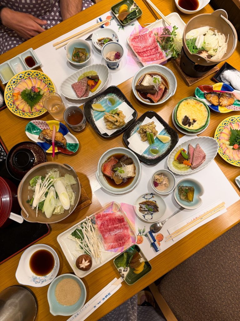 Kaiseki Meal at Onsen Ryokan