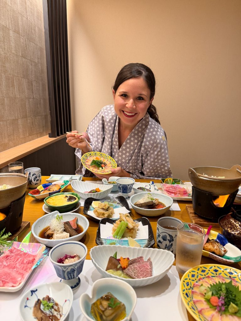 Kaiseki Meal at Onsen Ryokan