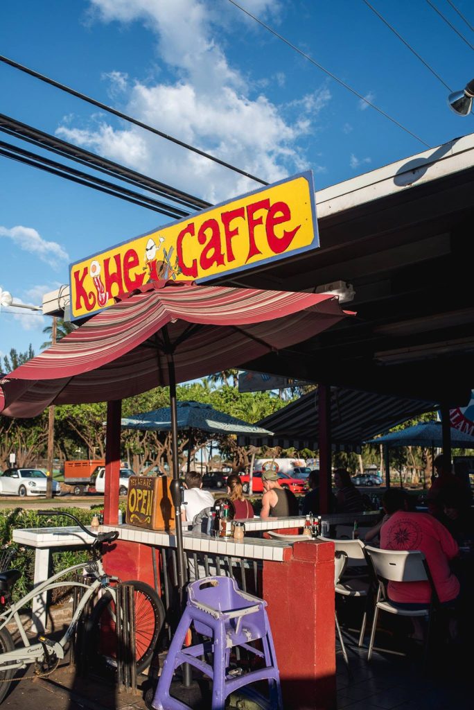 Kihei Caffe- Places to Eat on Maui, Hawaii