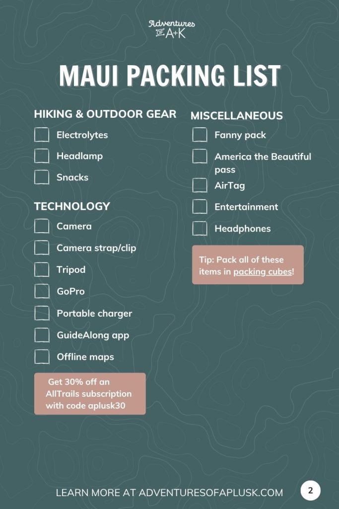 The Ultimate Maui Packing List (with downloadable list!)