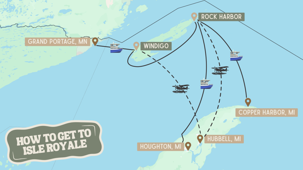 How to get to Isle Royale National Park